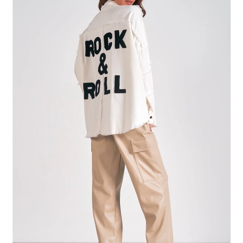 Elan Distressed Rock & Roll Jacket